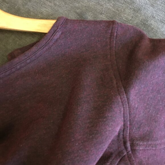 Duluth Trading Co Oxblood Rayon Blend Knit Sweater Dress Hip Pocket - Picture 8 of 16